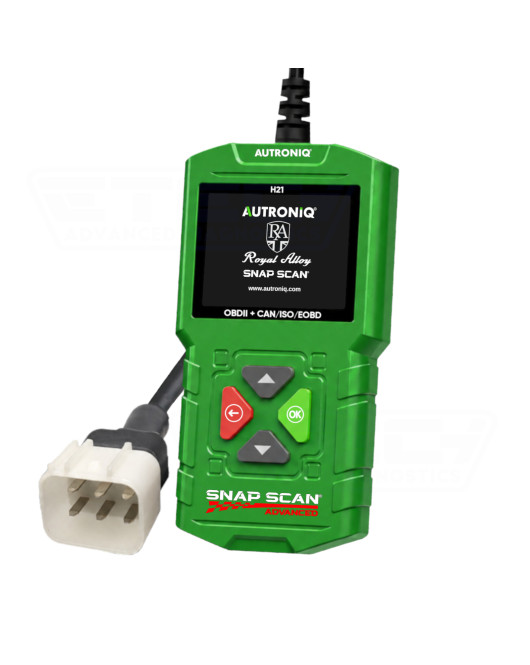 Autroniq Snap Scan H21 Royal Alloy Motorcycle Handheld 6 Pin Engine Fault diagnostic Scanner