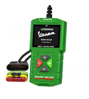Autroniq Snap Scan H21 Vespa Motorcycle Handheld 5+5 Pin Engine Fault diagnostic Scanner