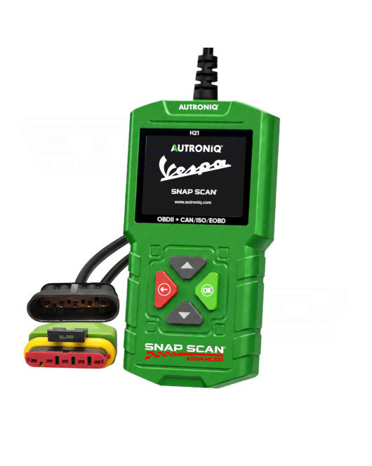 Autroniq Snap Scan H21 Vespa Motorcycle Handheld 5+5 Pin Engine Fault diagnostic Scanner
