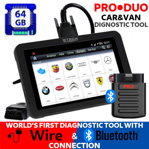 EtechDiag PRO-DUO Car & Van Full System Diagnostic tool