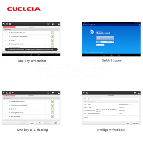 Eucleia UK TabScan S7C Full System Diagnostic tool