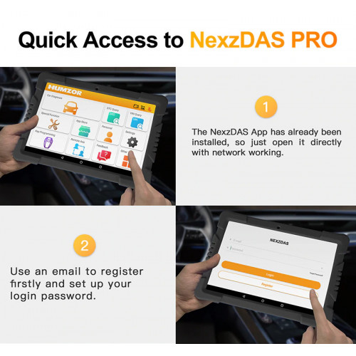 NexzDAS PRO Full System Diagnostics 64 GB Tablet PC