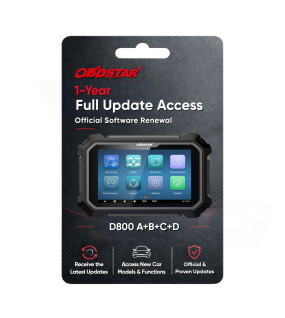 OBDSTAR Update for D800 One Year Software Subscription Full License Renewal