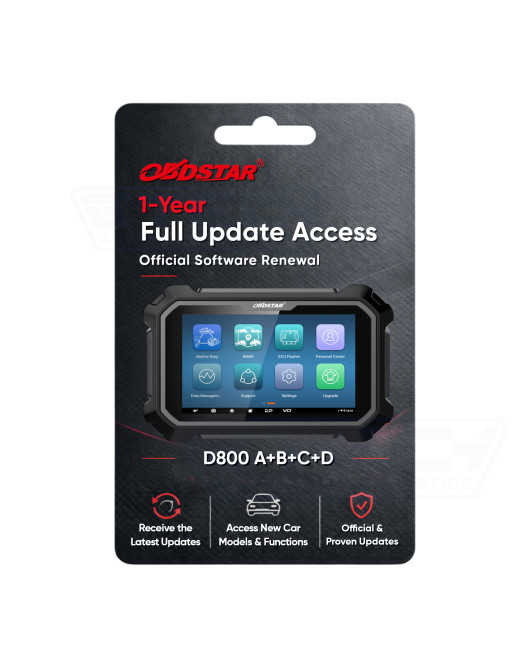 OBDSTAR Update for D800 One Year Software Subscription Full License Renewal