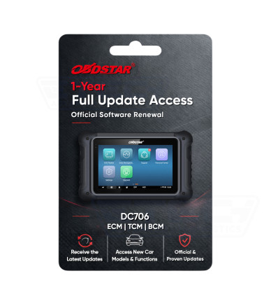 OBDSTAR Update for DC706 One Year Software Subscription Full License Renewal ECM TCM BCM