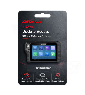 OBDSTAR Update for Motomaster STD Full One Year Software Subscription License IMMO ODO ECM Marine Diag Renewal