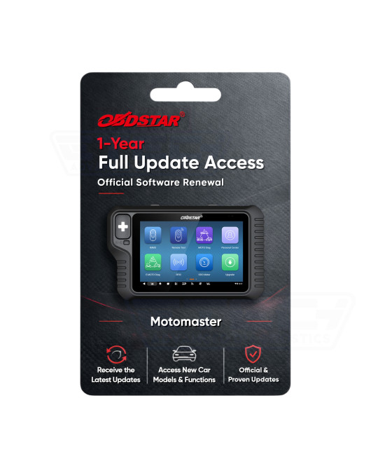OBDSTAR Update for Motomaster STD Full One Year Software Subscription License IMMO ODO ECM Marine Diag Renewal