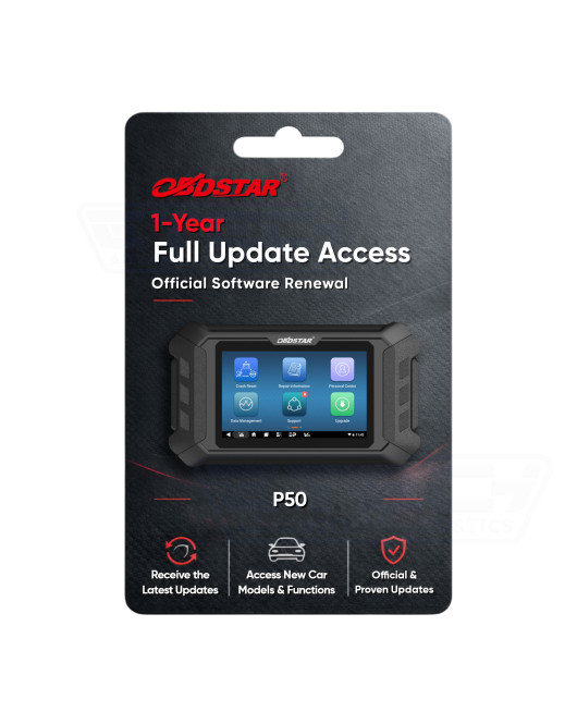 OBDSTAR P50 One Year Software Subscription Update for FULL License ODO and Oil Service