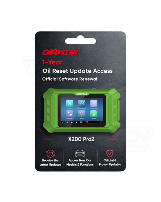 OBDSTAR X200 Pro2 One Year Software Subscription Update for Oil Reset License