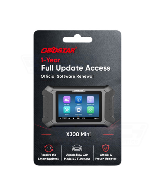OBDSTAR Update for X300 Mini One Year Software Subscription Full License Renewal