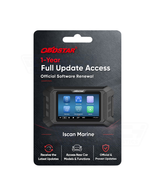 OBDSTAR Update for Iscan Marine PRO One Year Software Subscription Full License Renewal