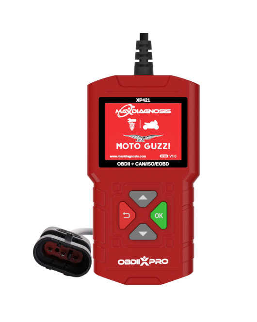 Maxidiagnosis OBDIIXPRO Moto Guzzi 3 Pin Diagnostic Engine Scanner Tool