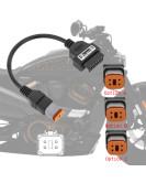 Maxidiagnosis OBDIIXPRO Harley Davidson 4 Pin Diagnostic Engine Scanner Tool