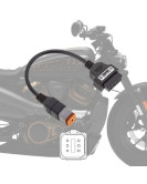 Maxidiagnosis OBDIIXPRO Harley Davidson 6 Pin Diagnostic Engine Scanner Tool