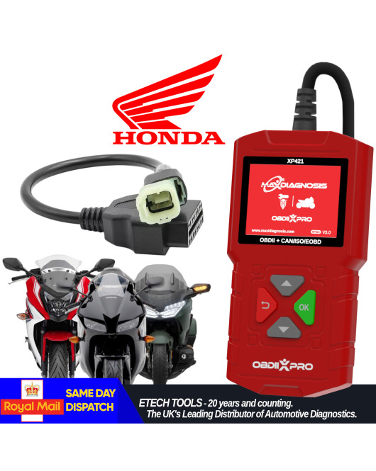 Maxidiagnosis OBDIIXPRO Honda 4 Pin Diagnostic Engine Scanner Tool