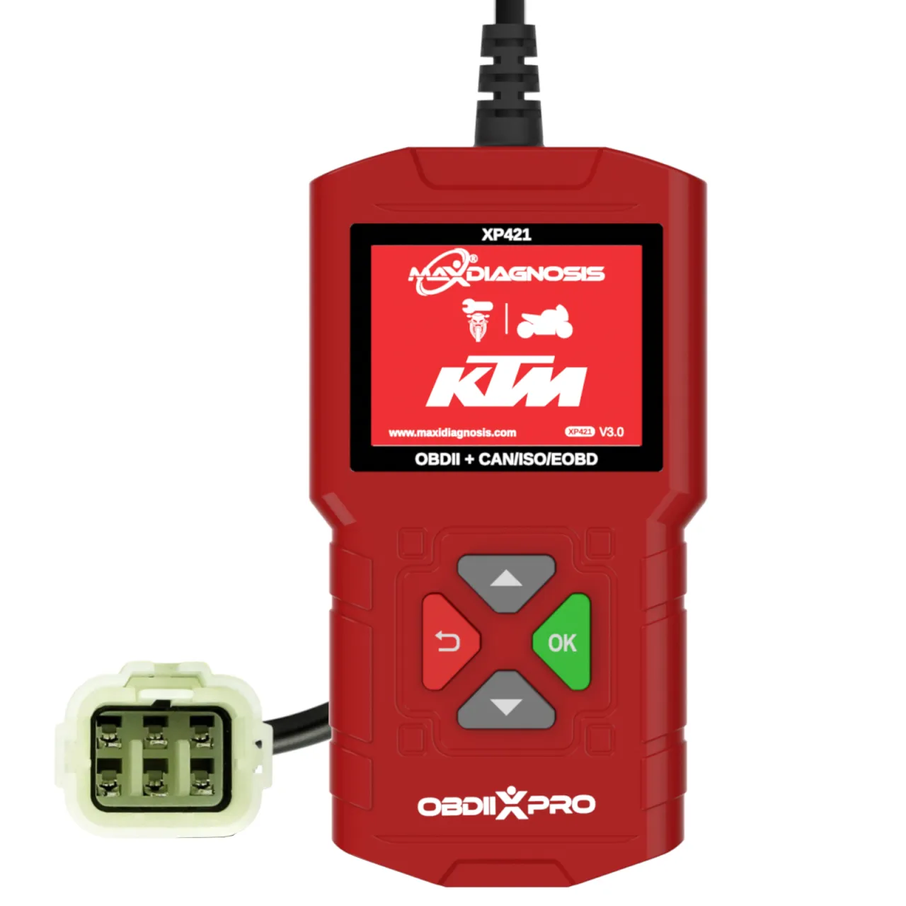 Maxidiagnosis OBDIIXPRO KTM 6 Pin Diagnostic Engine Scanner Tool