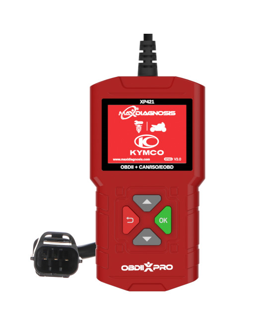 Maxidiagnosis OBDIIXPRO KYMCO 3 Pin Diagnostic Engine Scanner Tool