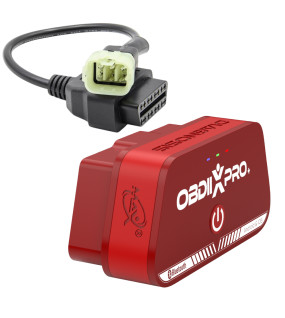Maxidiagnosis OBDIIXPRO Kawasaki 6 pin OBD2 ELM327 Bluetooth diagnostic scanner tool