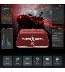 Maxidiagnosis OBDIIXPRO All Motorcycles EURO5 OBD2 Bluetooth diagnostic scanner tool