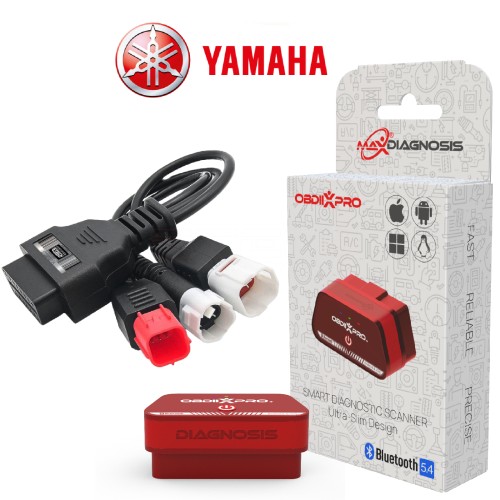 Maxidiagnosis OBDIIXPRO OBD2 ELM327 Bluetooth diagnostic scanner tool for Yamaha